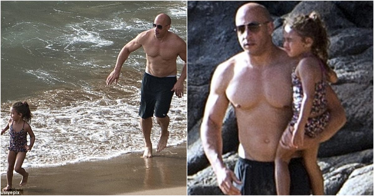 Fast… but Not Furious! Vin Diesel’s Delightful Beach Holiday with His Adorable Daughter