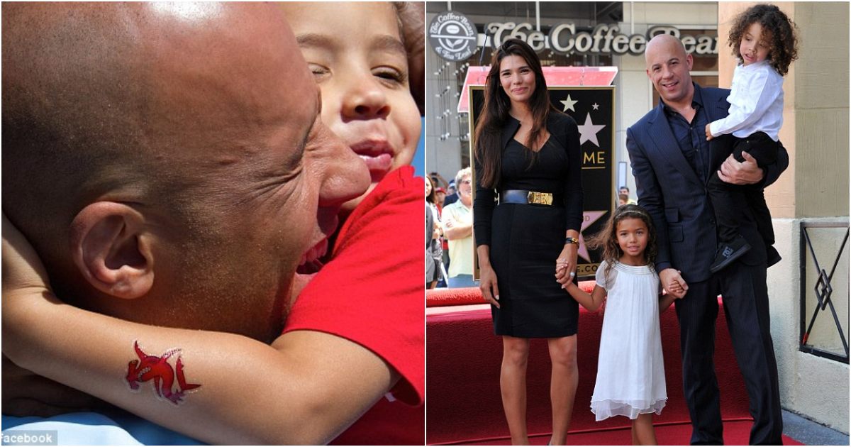 Vin Diesel shows his softer side as he hugs son in sweet photo… and little Vincent is already copying dad with a teмporary tattoo