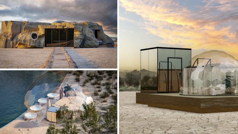 “Ancient Future” Post-Apocalyptic Glamping Unveiled in the Utah Desert