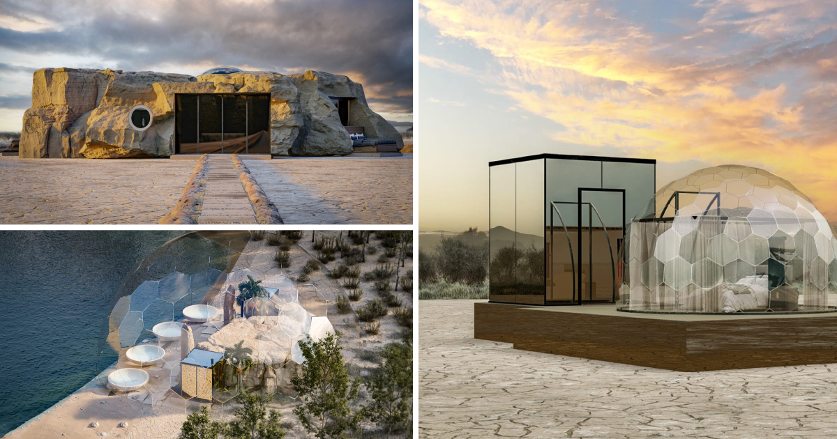 “Ancient Future” Post-Apocalyptic Glamping Unveiled in the Utah Desert