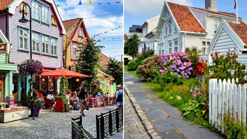 Beautiful Houses in Stavanger