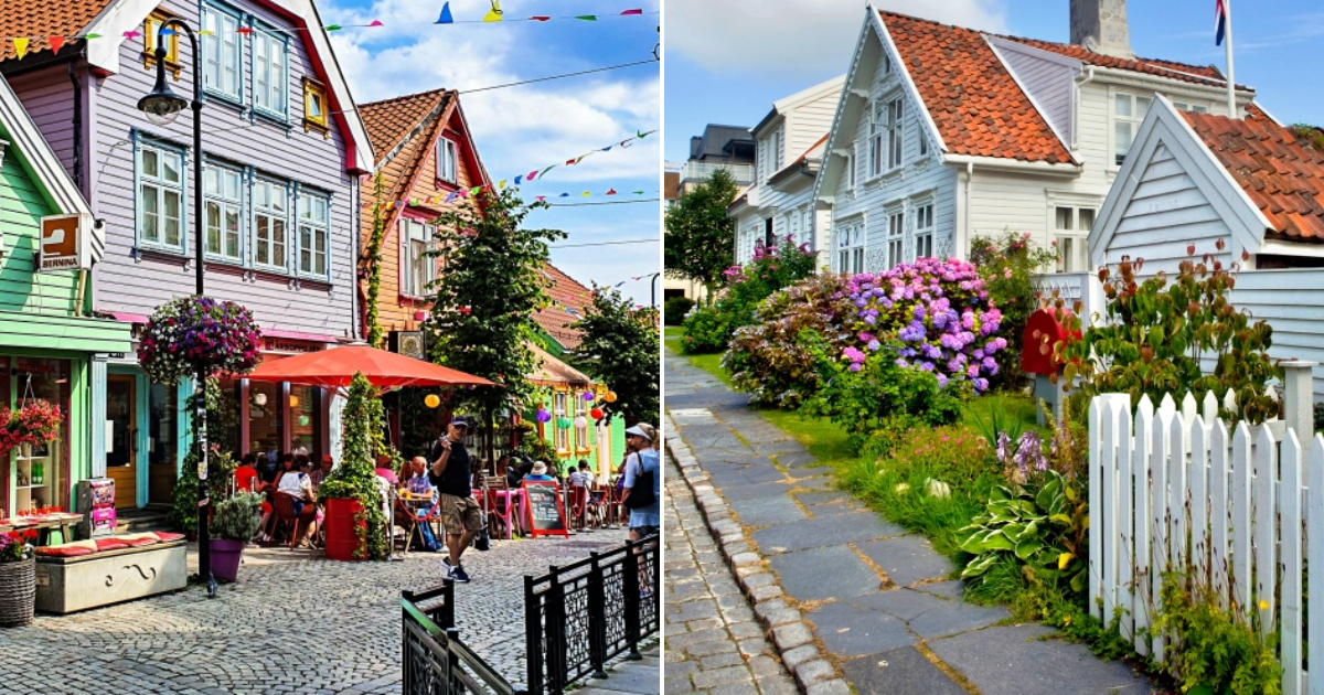 Beautiful Houses in Stavanger