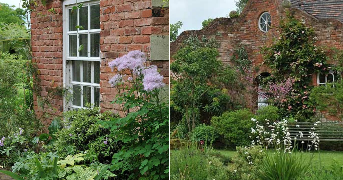 English Garden Amidst Ruins