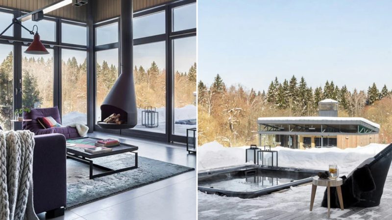 Modern Country House: Panoramic Sliding Windows in the Moscow Suburbs