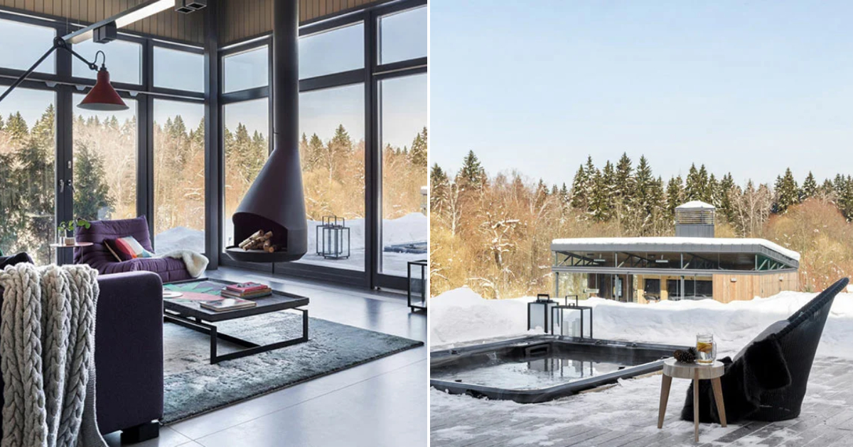 Modern Country House: Panoramic Sliding Windows in the Moscow Suburbs