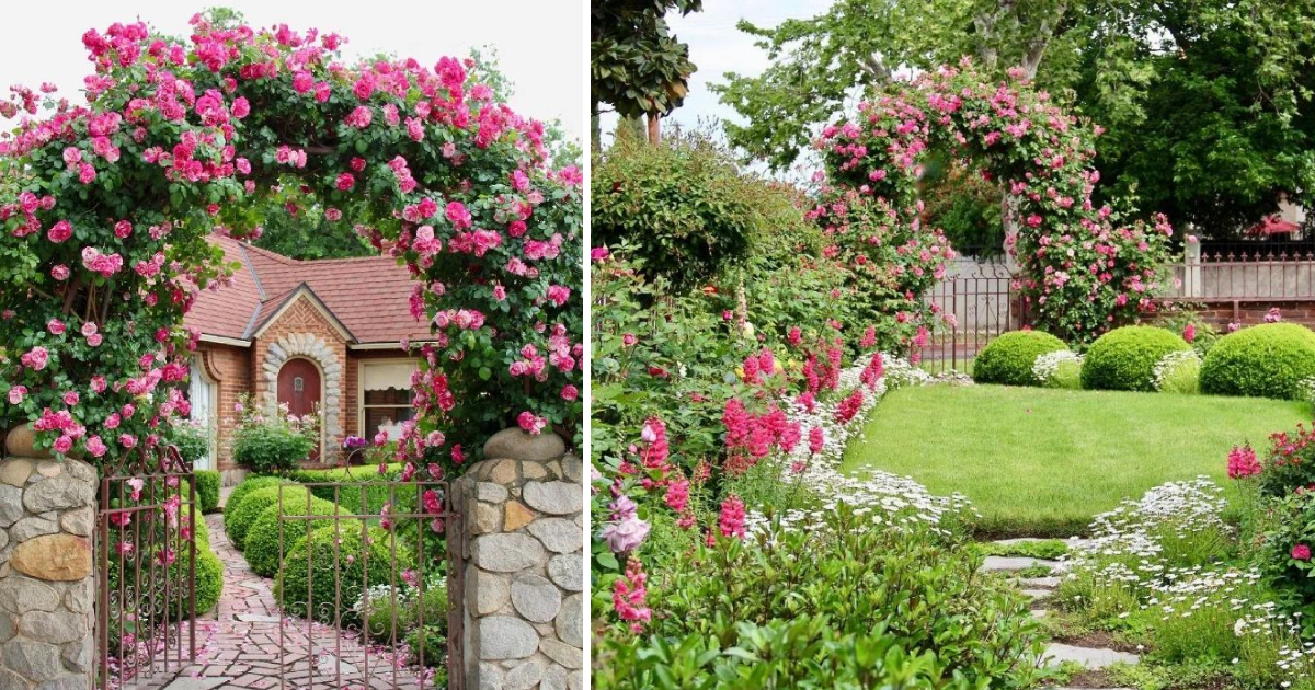 The Gentle Atmosphere of an Old Tudor-Style Cottage with an Incredible English Garden