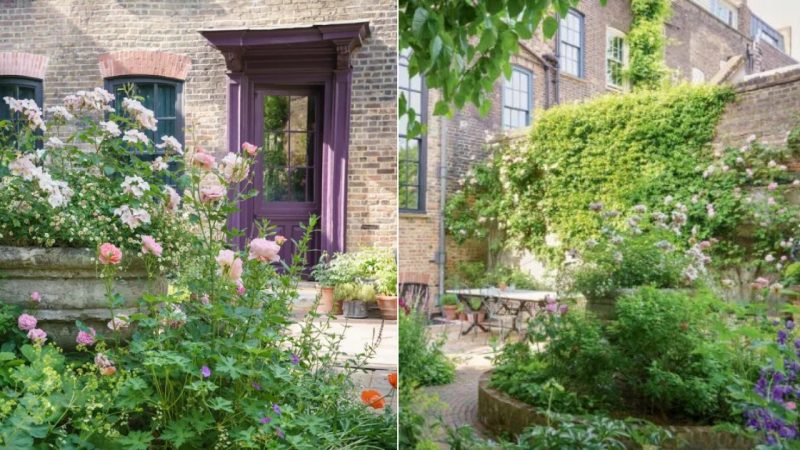 The Romantic Enclosed Garden in the City Center