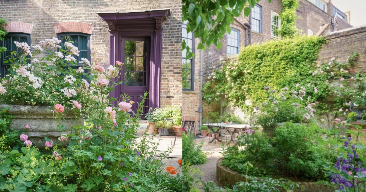 The Romantic Enclosed Garden in the City Center