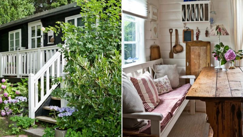 Timeless Charm: A Swedish Cottage Over 80 Years Old, Blending Antique Treasures