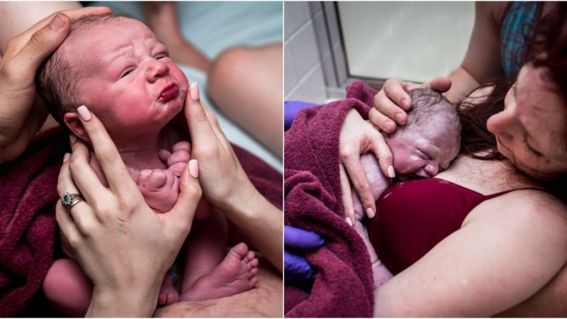 The Sweet Birth Story Behind This Newborn’s ‘Pout’ Face