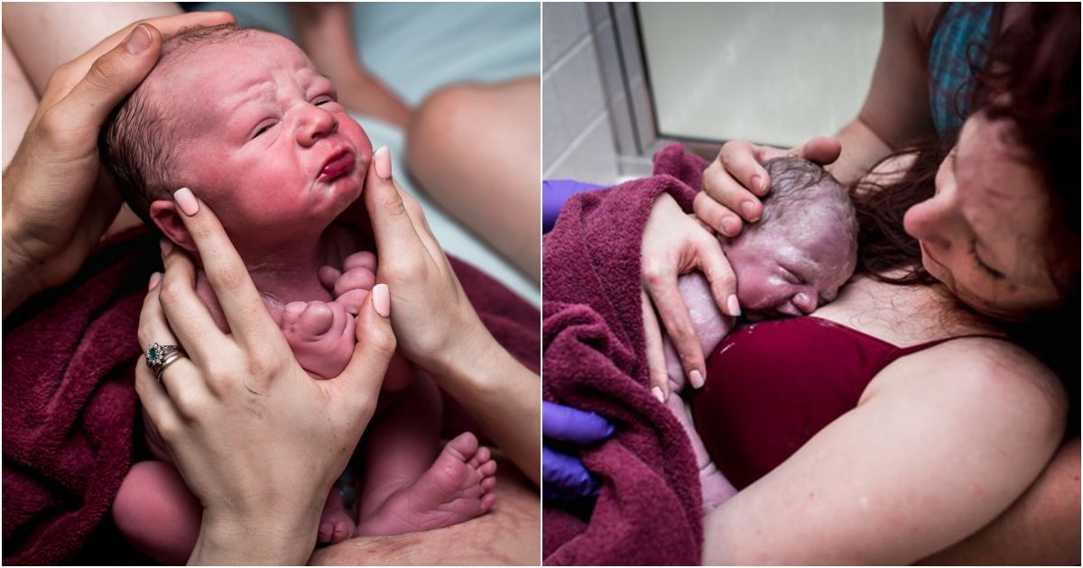 The Sweet Birth Story Behind This Newborn’s ‘Pout’ Face