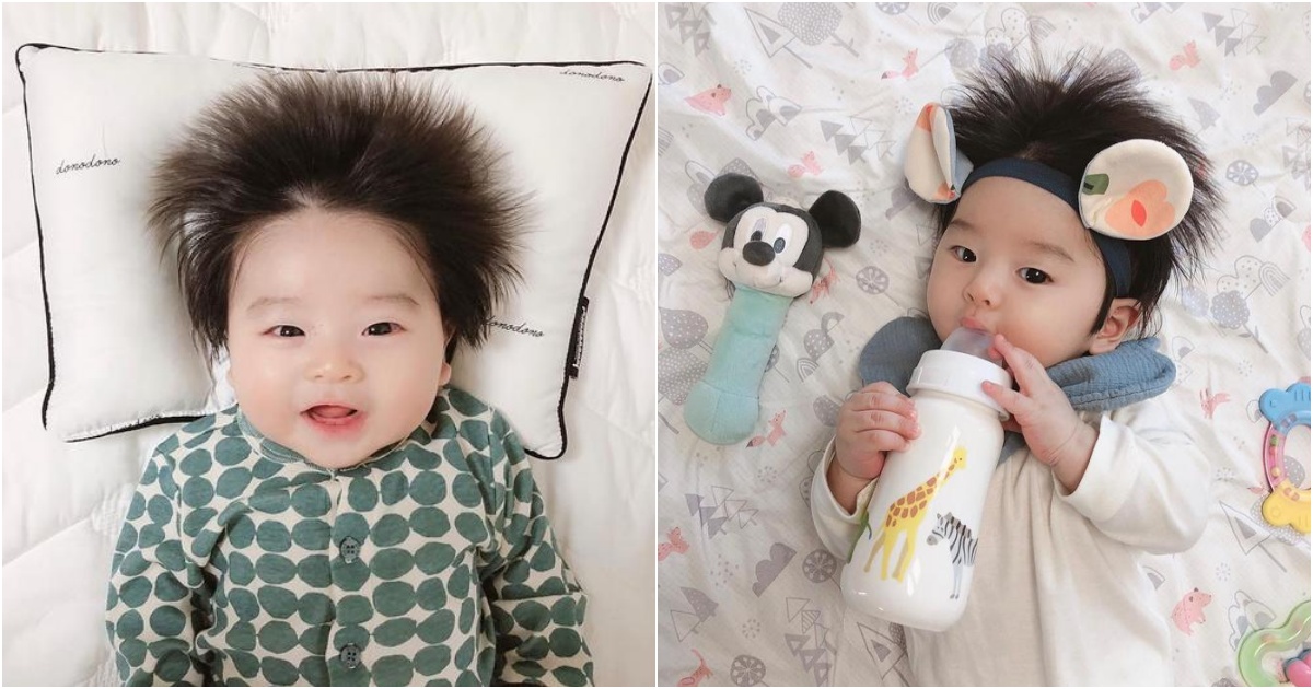 Crazy about the adorable Korean boy with a cute durian-like head that everyone wants to adopt