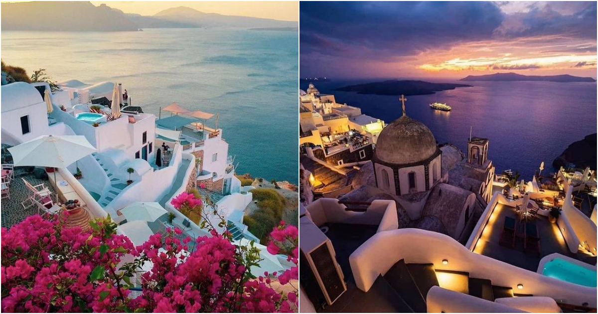Experience the mesmerizing sunset in Santorini at least once!