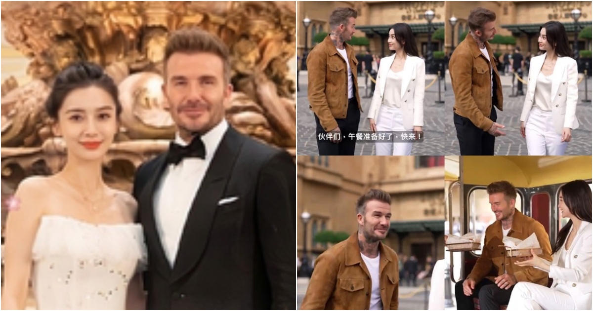 Angelababy has caused a sensation with the shared moments with David Beckham, how does her beauty look?