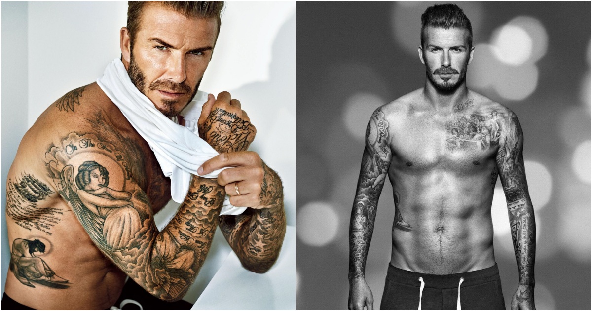 The Meaningful Tattoos Emblazoned on David Beckham’s Body