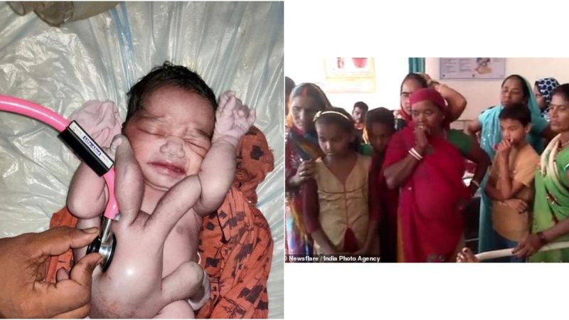 Baby Born with Four Arms and Four Legs Shocks Locals: A Miraculous Phenomenon