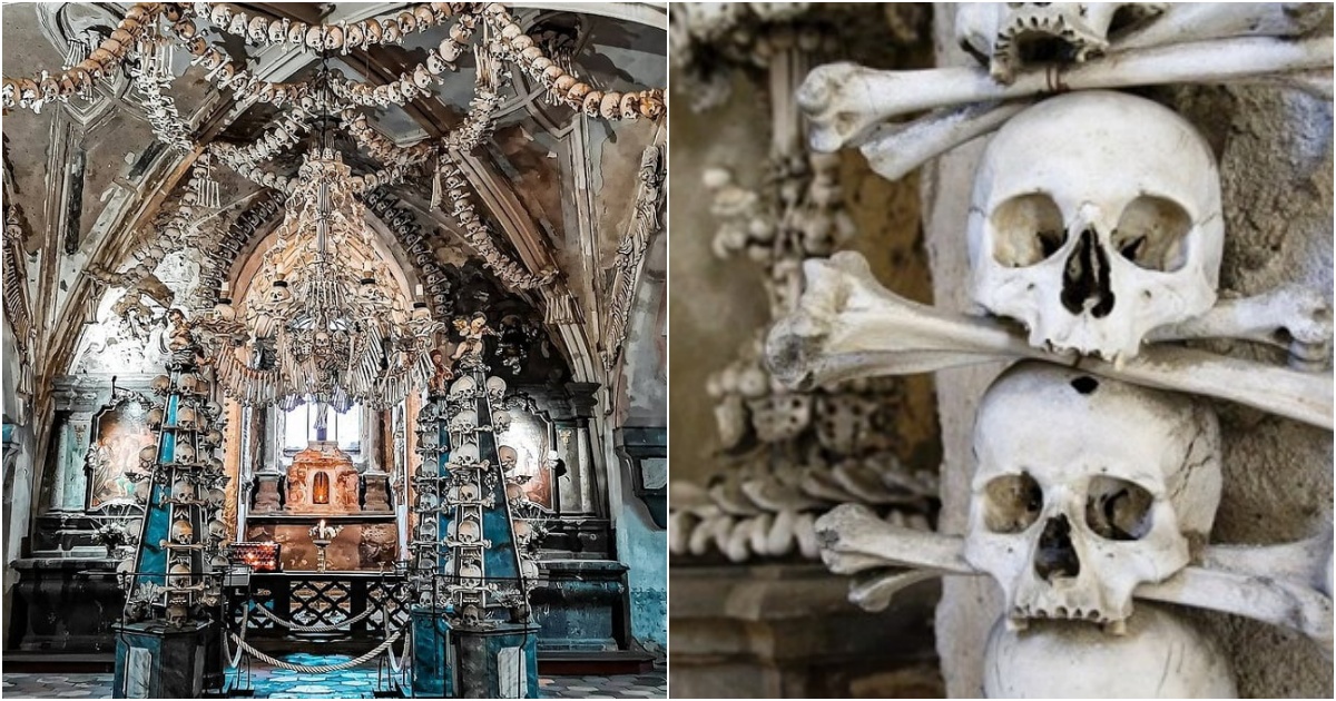 Bone-Adorned Churches: Exploring the Eerie Beauty of Human Bone Decorations