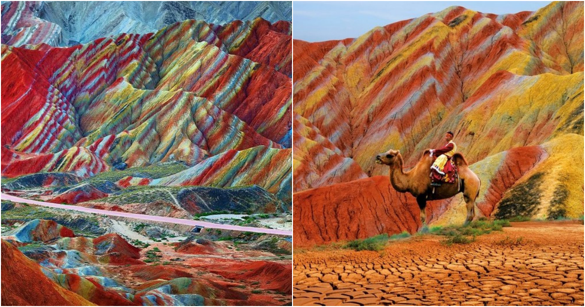 China’s Enchanting Rainbow Mountain Range: A Captivating Natural Masterpiece