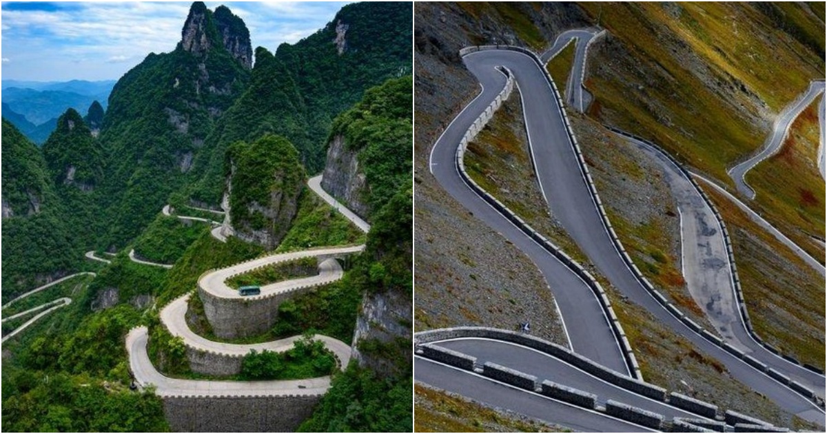 Whether new or old, there are roads all around the world that have been constructed in astonishing ways.