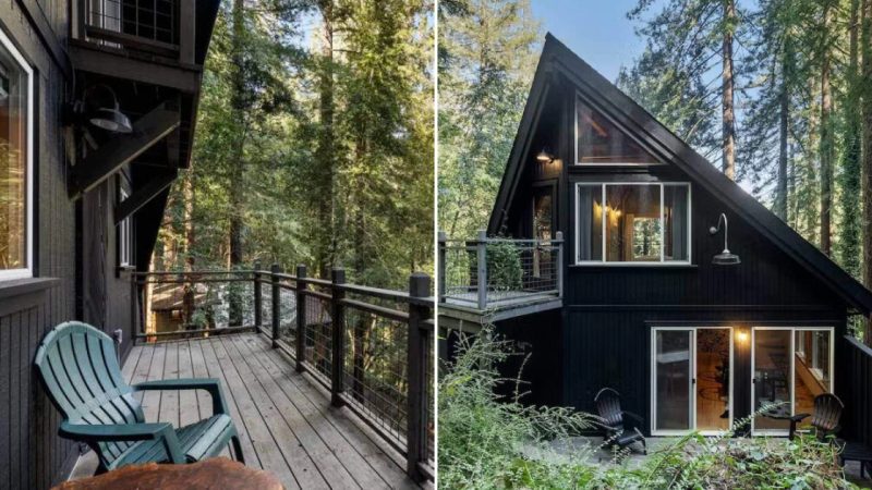 A Two-Story House in the Forest: Abundant Light, Gas Fireplaces on Each Floor, and a Metal Kitchen