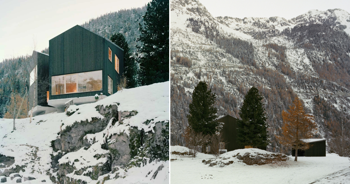 This Alpine Modern Swiss Chalet Embodies the Beauty of Minimalism