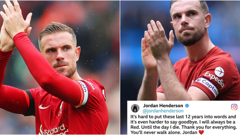 Jordan Henderson’s Emotional Farewell: A Decade of Glory with Liverpool Ends as He Joins Al Ettifaq