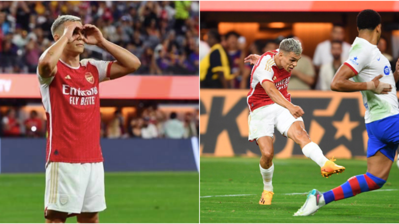 “Arsenal’s Sensational Comeback Triumphs Over Barcelona 5-3 in Thrilling Clash.”