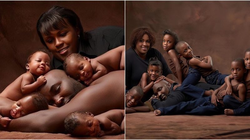 Six Years On McGhee Sextuplets Recreate Iconic Photo with Heartwarming Updates