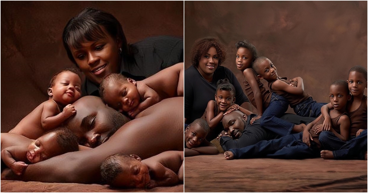 Six Years On McGhee Sextuplets Recreate Iconic Photo with Heartwarming Updates