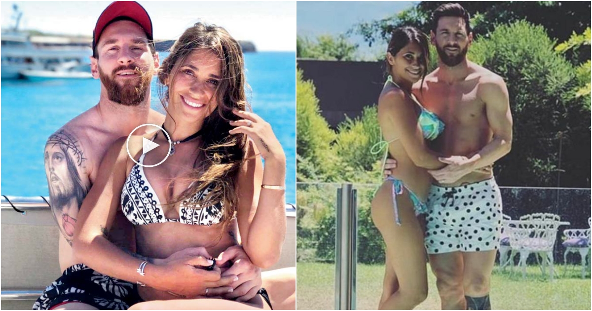 world soccer superstar Lionel Messi soaks up sun with wife Antonella and kids on festive break in Argentina