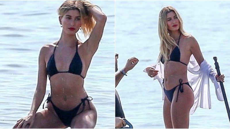 Hailey Bieber Stuns in a Perfectly-Fit Bikini, Flaunting Her Beach-Ready Figure