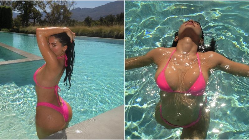 Kylie Jenner Ignites the Web with Stunning Pink Bikini Shots – Dive into the Sizzling Snaps of the Starlet!