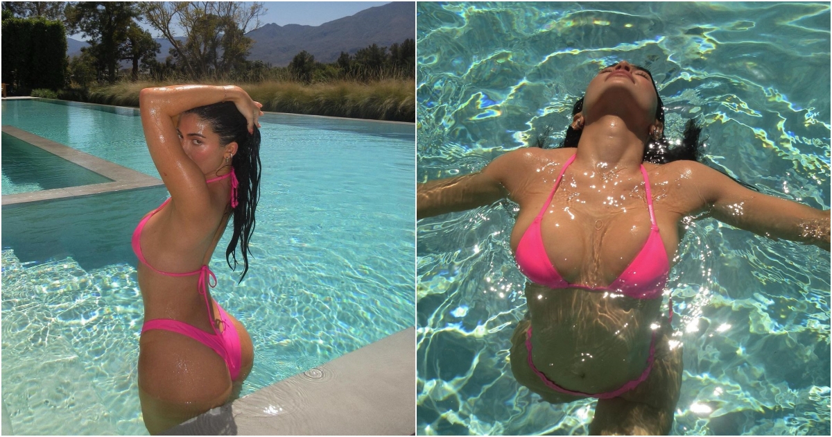 Kylie Jenner Ignites the Web with Stunning Pink Bikini Shots – Dive into the Sizzling Snaps of the Starlet!