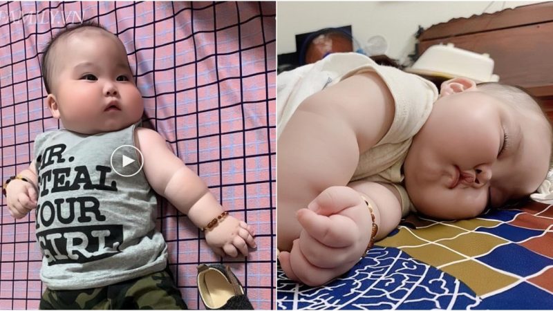 Baby with chubby cheeks Adorable moments that will melt your heart