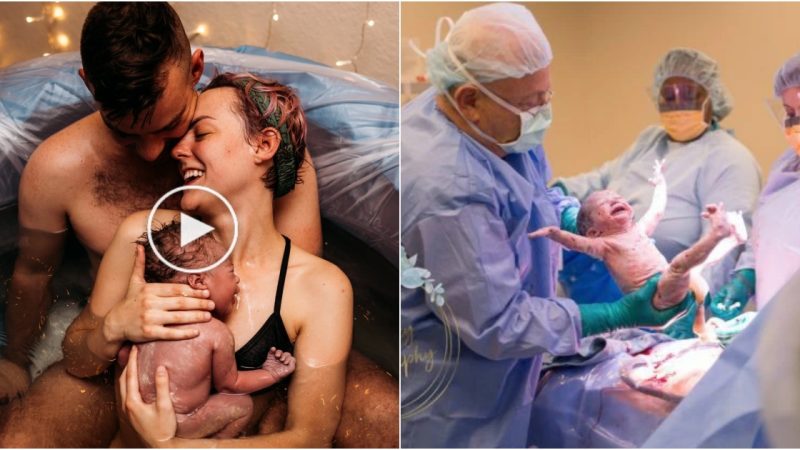 Capturing the Touching Moments of Newborns Welcoming the World: A Collection of Heartwarming Photographs