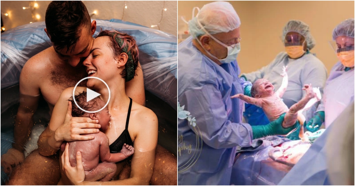 Capturing the Touching Moments of Newborns Welcoming the World: A Collection of Heartwarming Photographs