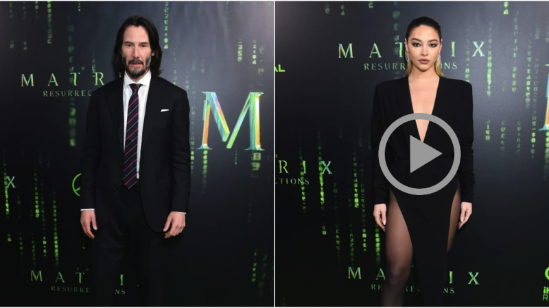 Keanu Reeves and the cast of ‘The Matrix’ grace the red carpet