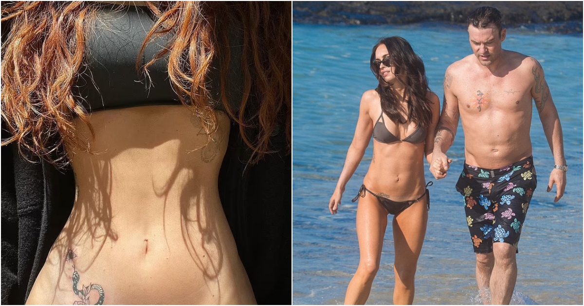 Megan Fox Adopts Snake Tattoo to Conceal Former Husband’s Name