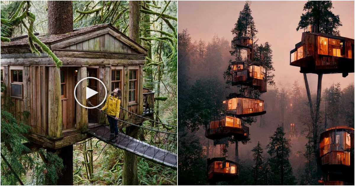 Elevated Serenity: The Ethereal Forest Dwellings of Louisiana