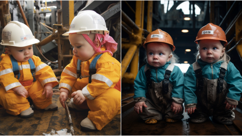 These Hilarious Photos of Babies as Grown-Up Professionals Will Leave You in Stitches!