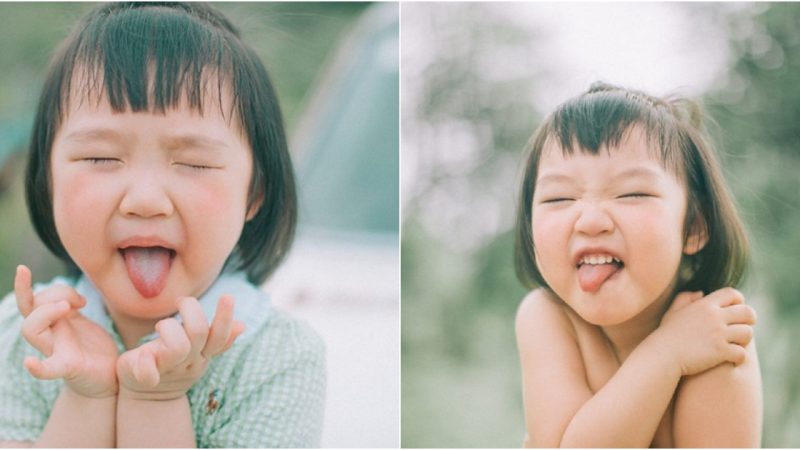 Adorable and Mischievous: The Viral Photos of the Cheeky Little Girl That Captivated the Internet