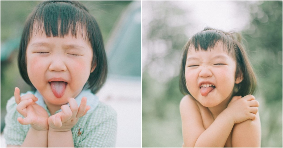 Adorable and Mischievous: The Viral Photos of the Cheeky Little Girl That Captivated the Internet