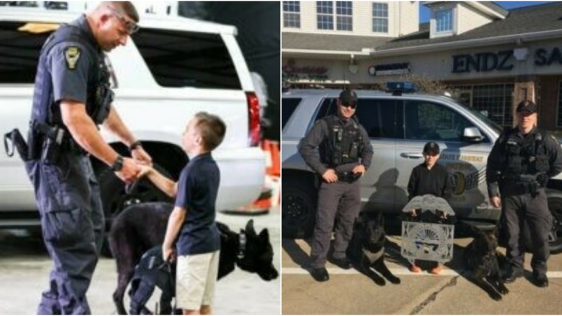 Brave 9-Year-Old Raises $80,000 to Equip Police Dogs with Bulletproof Vests!