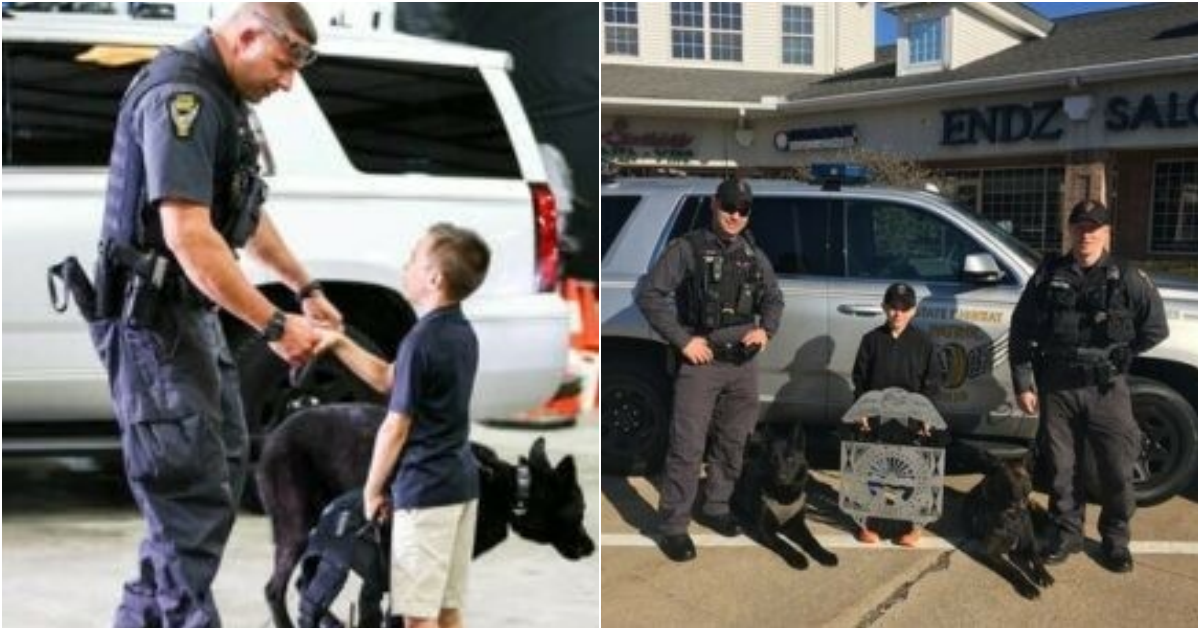 Brave 9-Year-Old Raises $80,000 to Equip Police Dogs with Bulletproof Vests!