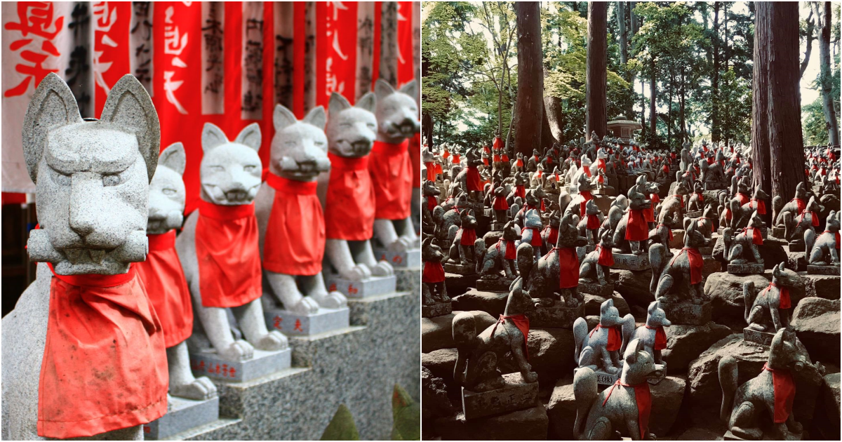 Toyokawa Inari Shrine: A Sacred Hill of Stone Foxes in Japan