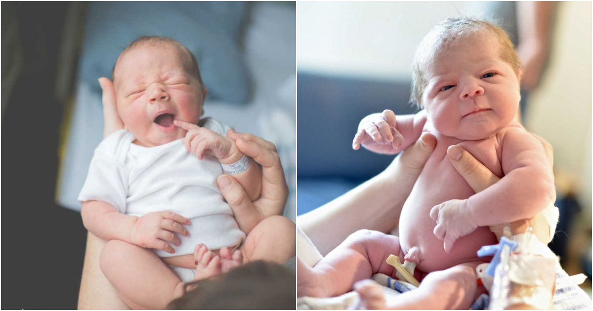 Capturing Pure Joy: Adorable Newborn Expressions That Warm the Heart