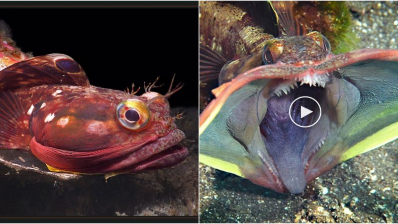 Bizarre Encounter: The Mouth-Wrestling Fish Determining Victory or Defeat