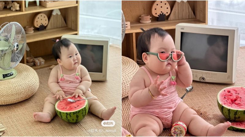 Enchanting Baby and Watermelon Photos Spark Excitement