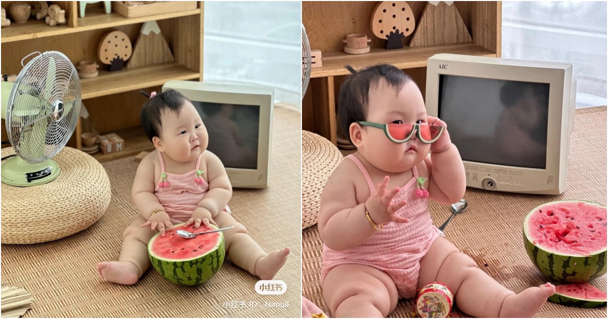 Enchanting Baby and Watermelon Photos Spark Excitement