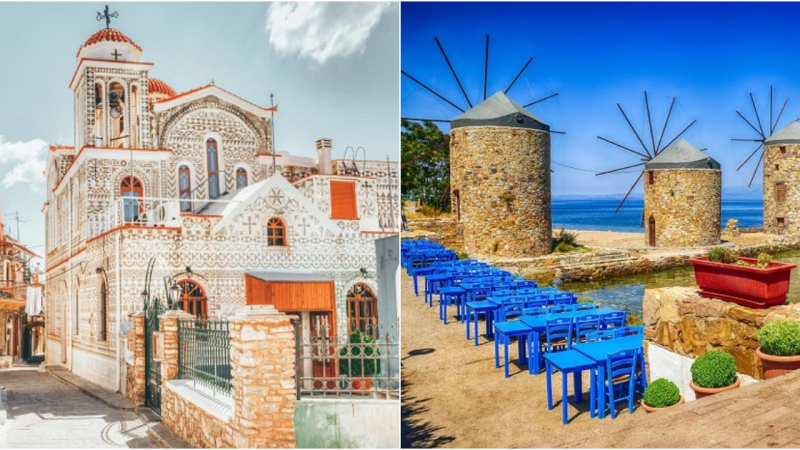 Chios Island in Greece is a remote yet stunning destination, known for its beautiful beaches and impressive medieval villages!